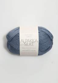 salg af Alpakka Silk due blå 6052
