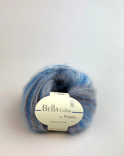 salg af Bella colour fv 95 Lysblå/ mellem blå  melleret