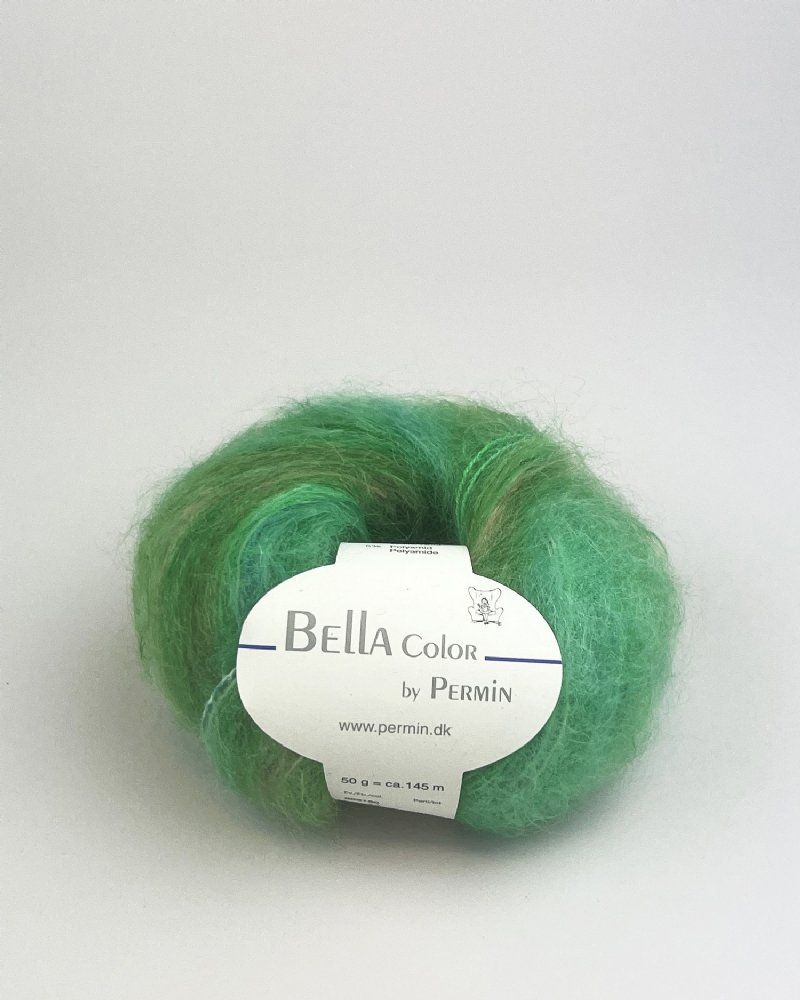 salg af Bella mohair Grøn multi