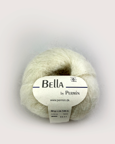 salg af Bella Mohair Råhvid