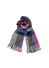 salg af Black colour halstørklæde i grå-pink-blå