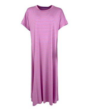 salg af Black colour stribe kjole i Lavendel