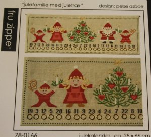 salg af Broderi Fru Zippe (jule kalender)