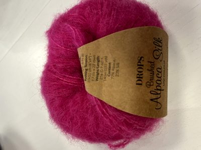 salg af Brushed alpakka silk fv 18  stræk pink
