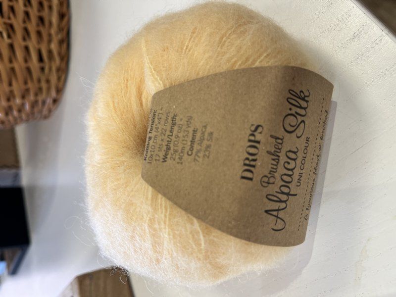 salg af Brushed Alpakka silk fv 30 Gul