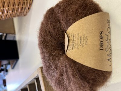 salg af Brushed Alpakka silk fv 38 Brun