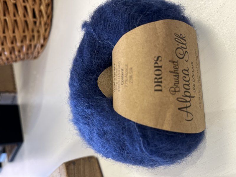 salg af Brushed Alpakka silk fv 39 Marine blå