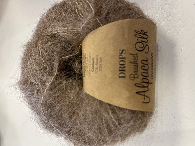 salg af Brushed Alpakka silk fv 5 brun