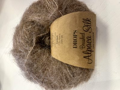 salg af Brushed Alpakka silk fv 5 brun