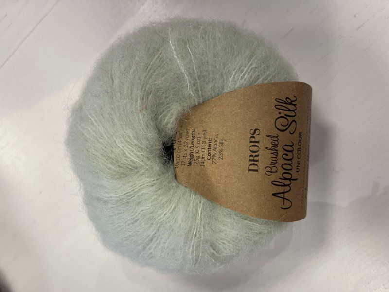 salg af Brushed alpakke silk fv 33 lys mint