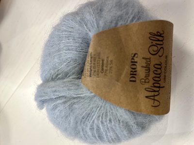 salg af Drops Brushed Alpakka fv 26 lys blå