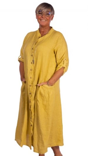 salg af Janne K kjole gul