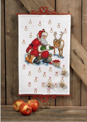 salg af Julekalender Julemand og Rudolf fra Permin