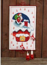 salg af Julekalender Nisse på taget fra Permin