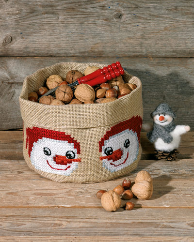 salg af Kurv med Sne mand