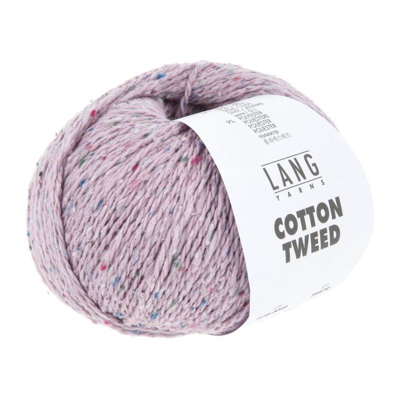 salg af Lang Yarns Cotton Tweed Lyng farvet , fv 48