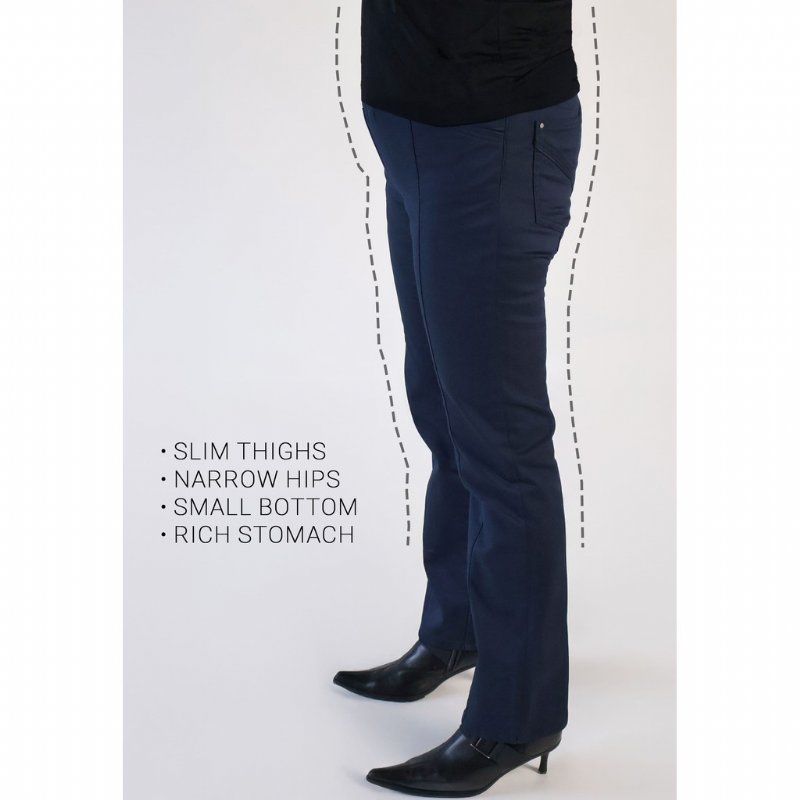 salg af Lau Rie   Model Slender Marineblå