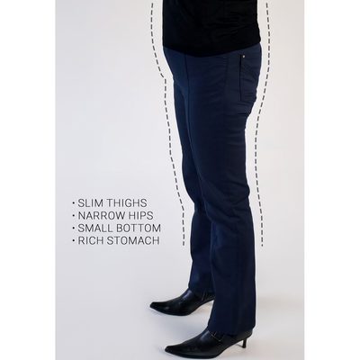 salg af Lau Rie   Model Slender Marineblå