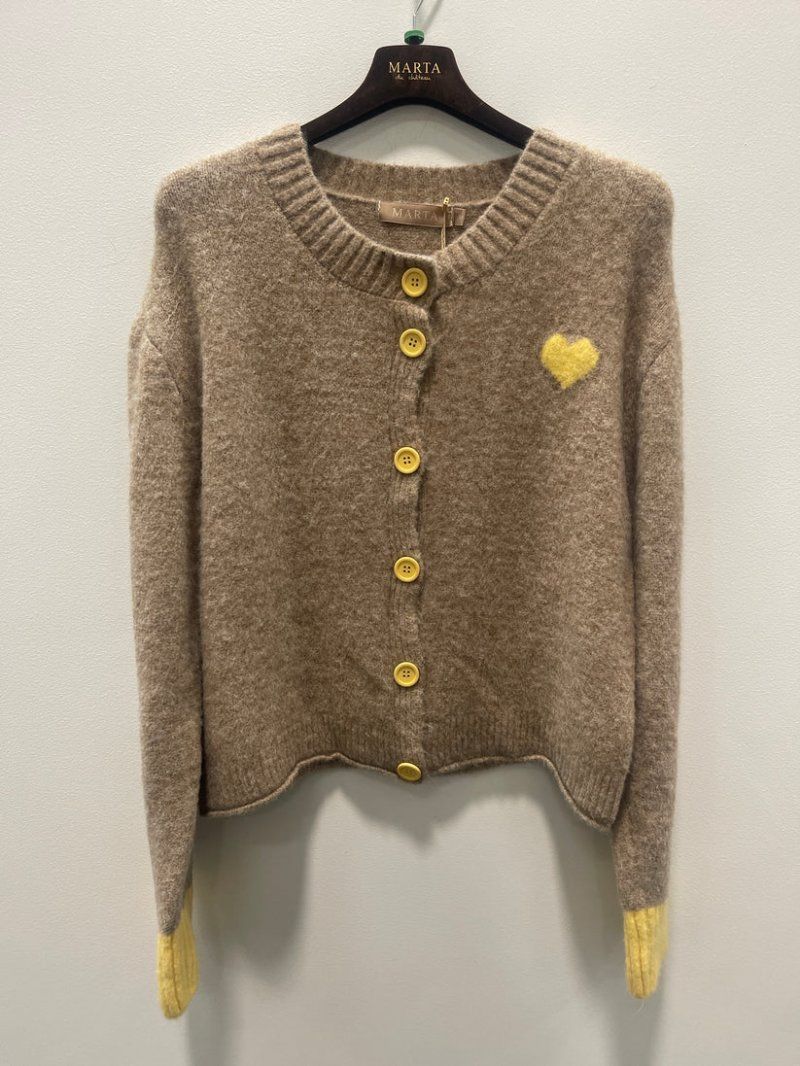 salg af Marta Cardigan Fango/Yellow