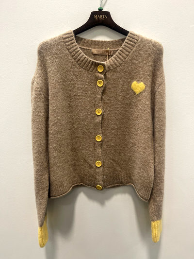 salg af Marta Cardigan Fango/Yellow