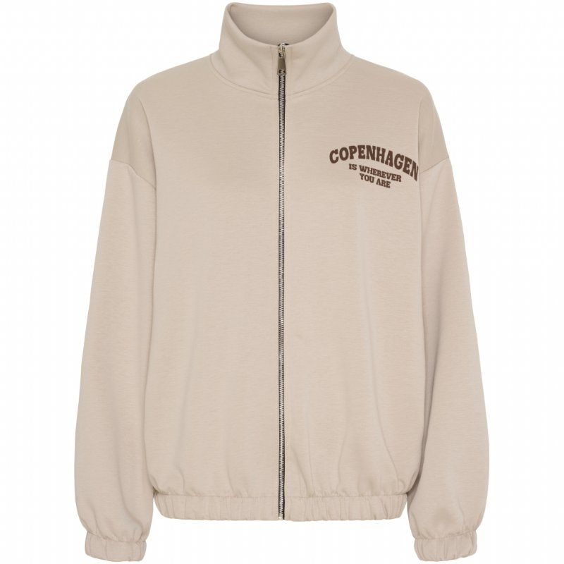salg af Marta Cardigan med "Copenhagen" tryk på ryggen