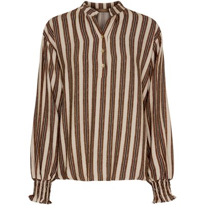 salg af Marta Skjorte bluse brun/beige