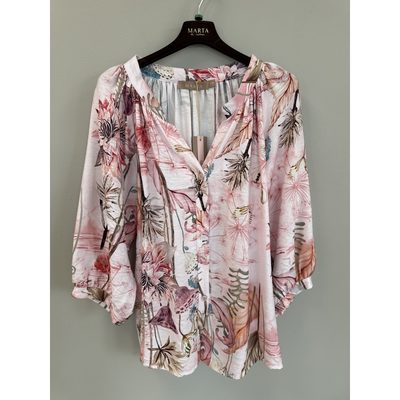 salg af Marta Skjorte bluse med print i lyse-rosa farver