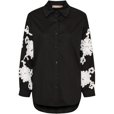 salg af Marta sort skjorte bluse