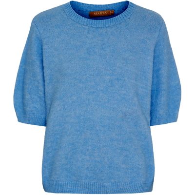 salg af Marta strik bluse due-blå