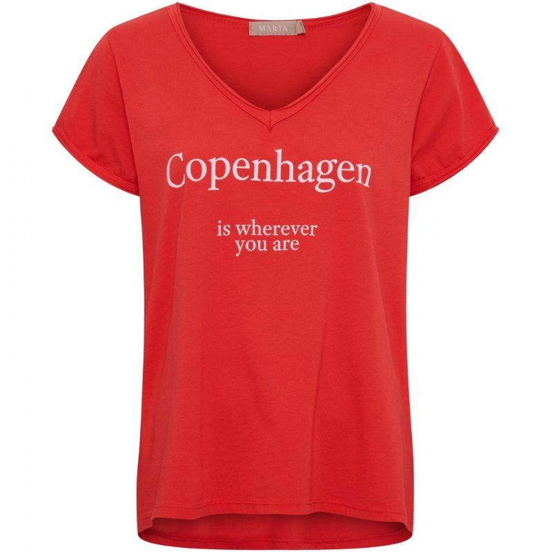 salg af Marta T-shirt Rød