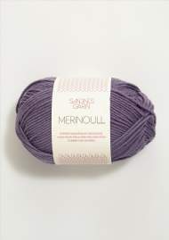 salg af Merino uld fra Sandnes garn lys lilla