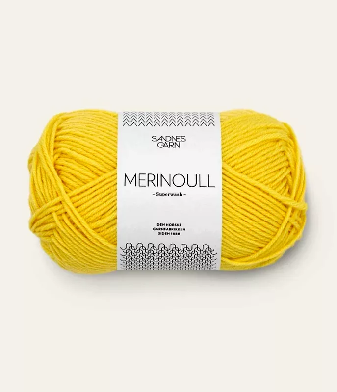 salg af Merino uld Gul