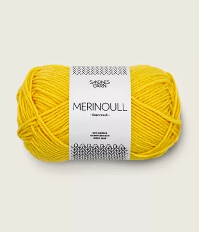 salg af Merino uld Gul