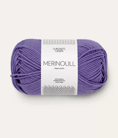 salg af Merino uld Lilla/Lavendel