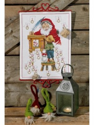 salg af Permin jule kalender. måler 32 x 43 cm.
