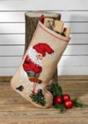 salg af Permin jule sok med nisse og fugle