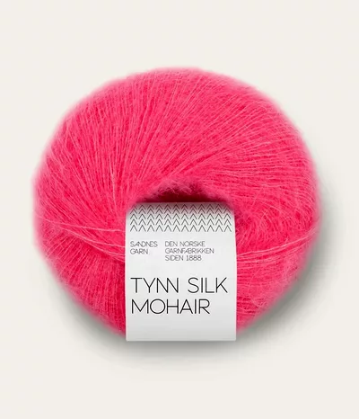 salg af Sandnes Tynd silk mohair boblegum