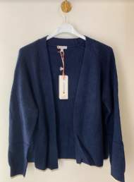 salg af Street One - Blå strik cardigan