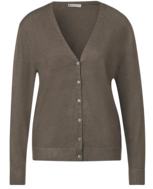 salg af Street One - Brun strik cardigan