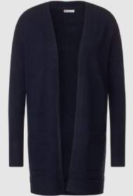 salg af Street One - lang strik cardigan - blå