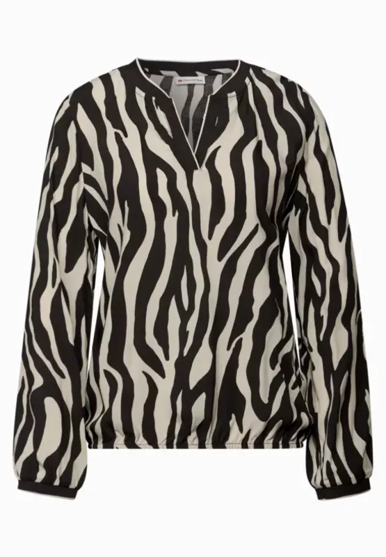 salg af Street One skjorte bluse i brun