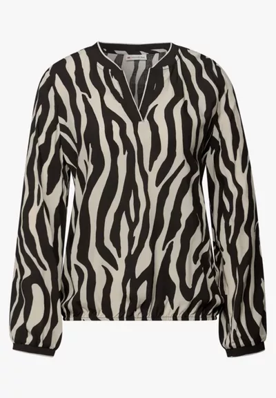 salg af Street One skjorte bluse i brun