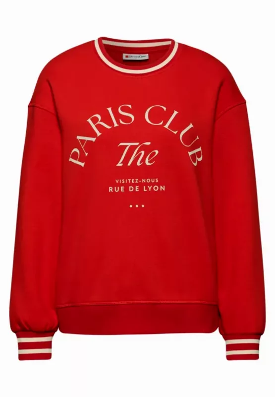 salg af Street One sweaters i Rød med print