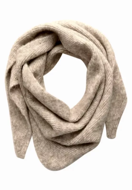 salg af Street One tørklæde i lys camel