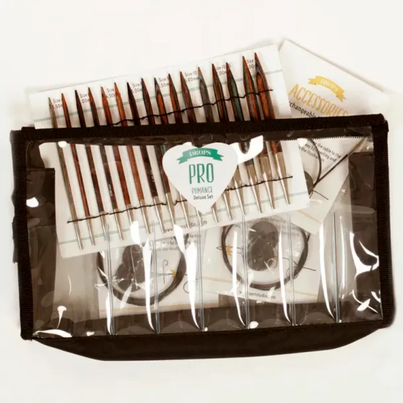 salg af Strikke pinde sæt i Birke-træ, fra str 3,5 - 8,0