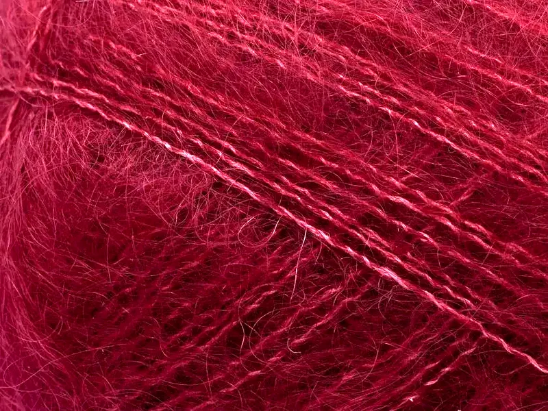 salg af Tilia silk mohair  Vin-rød