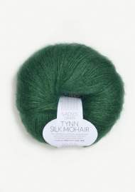 salg af Tynd Silk Mohair i Grøn